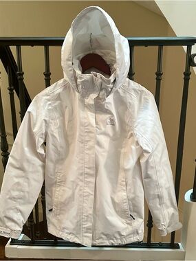 Helly Hansen White Hooded Shell Jacket